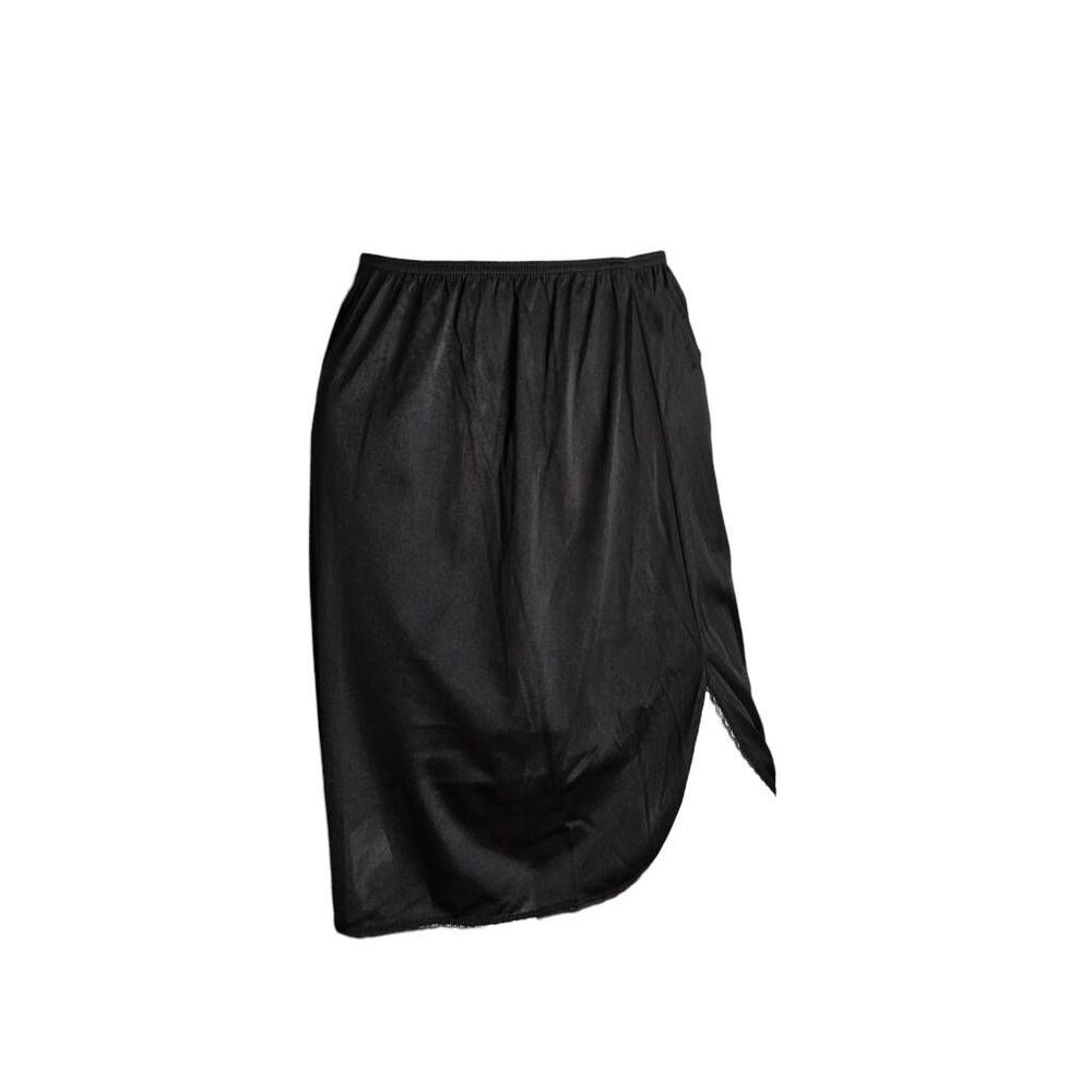 vintage goth lace slip skirt